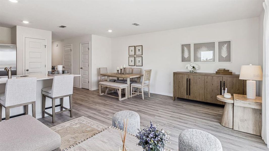 Furnished interior view inside a new home in , Haines City (Image 8).
