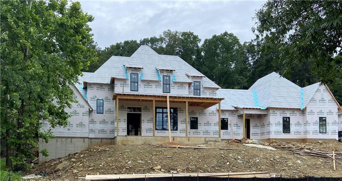 In-progress construction of a new home in , Acworth, GA (Image 24).