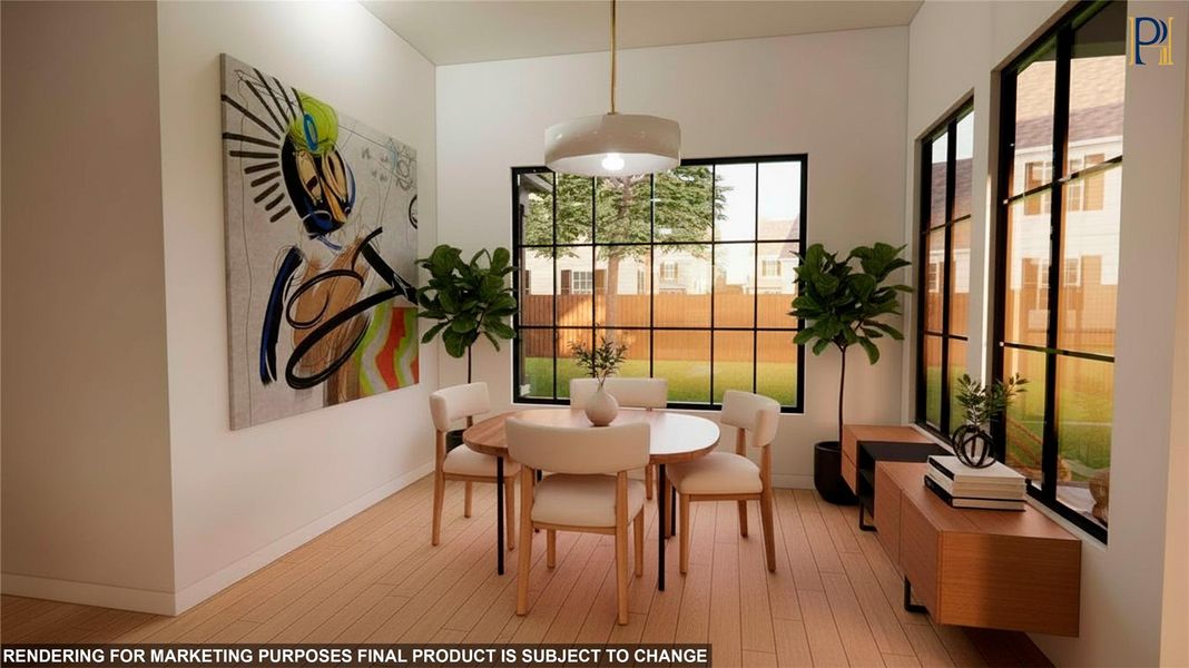 Furnished interior view inside a new home in , Katy (Image 14).