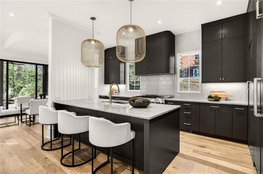 Furnished interior view inside a new home in , Atlanta (Image 13).