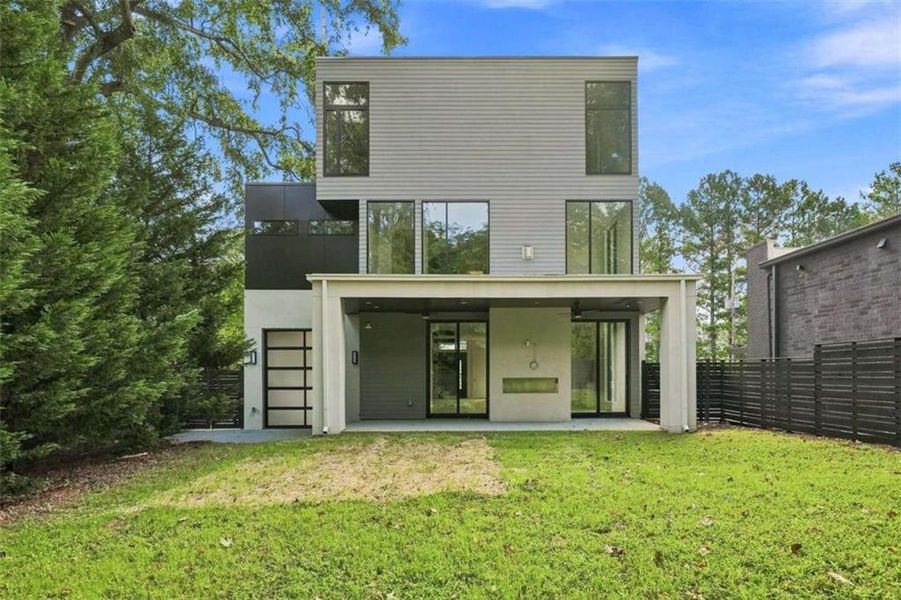 Exterior details and patio area of a home in , Atlanta (Image 24).