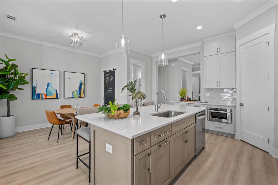 Representative furnished interior of a home built from the The Kensington by JW Collection in Devin's Shire, Kennesaw (Image 31).