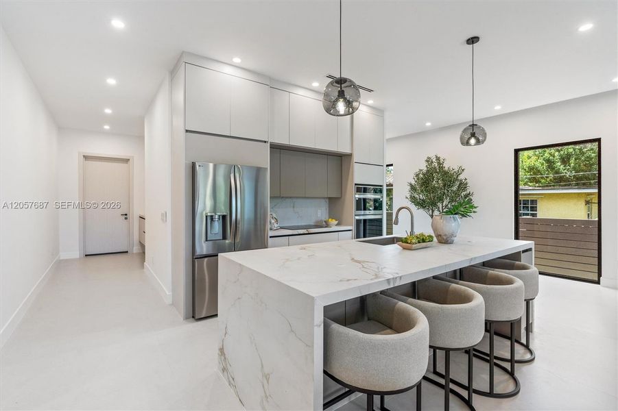 Furnished interior view inside a new home in , Fort Lauderdale (Image 9).