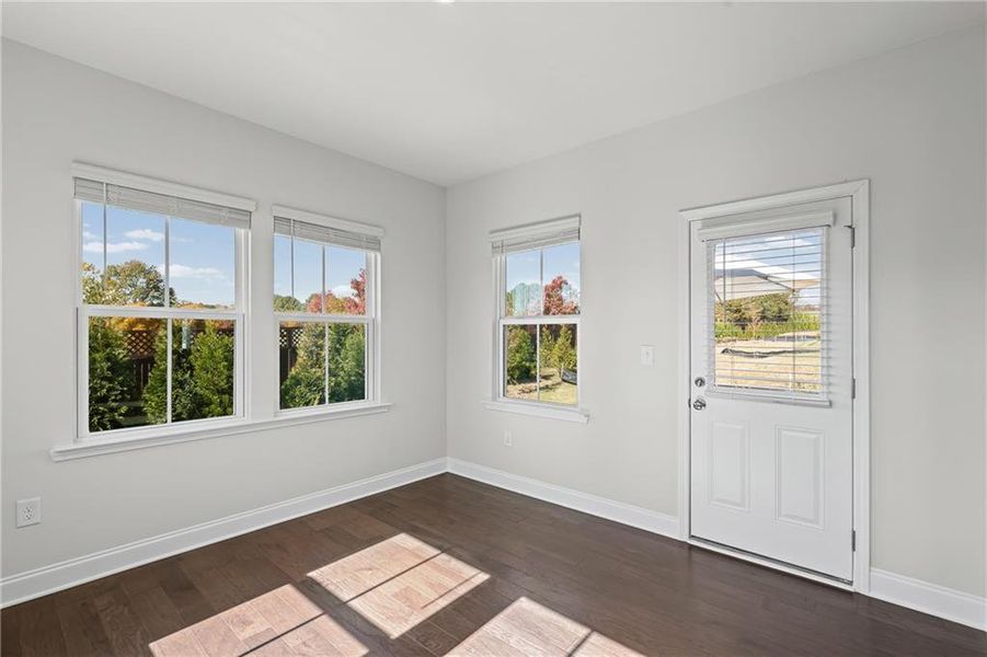 Spacious, unfurnished interior of a new home in Berkeley Mill, Cumming (Image 14).