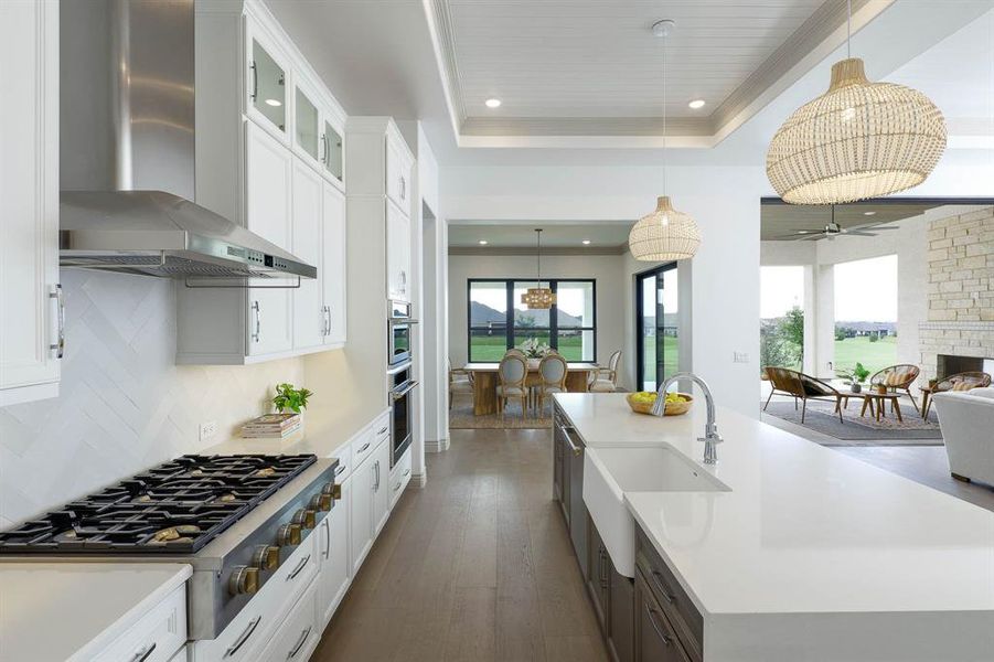 Furnished interior view inside a new home in Robson Ranch Texas, Denton (Image 20). Furnished interior view inside a new home in Robson Ranch Texas, Denton (Image 20).