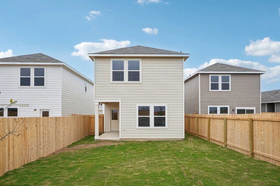 Representative exterior details of a home built from the Barnard by Starlight Homes in The Wilder, Adkins (Image 3).