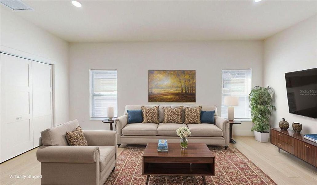 Furnished interior view inside a new home in , Tampa (Image 18).