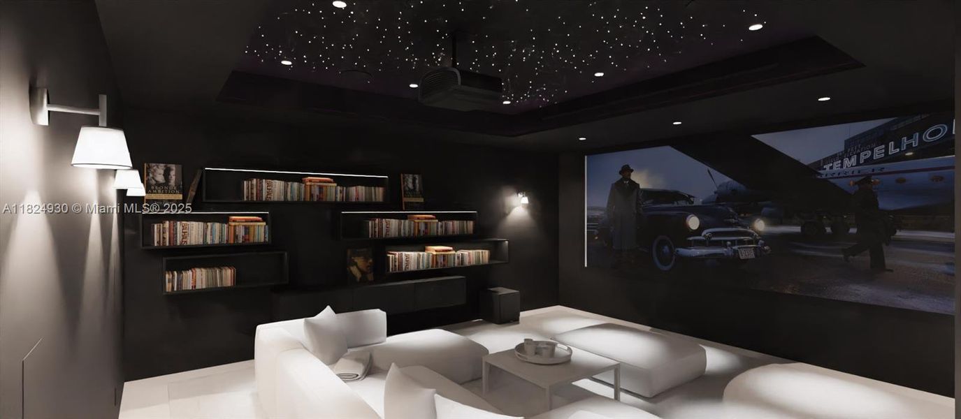 Furnished interior view inside a new home in , Miami (Image 12).