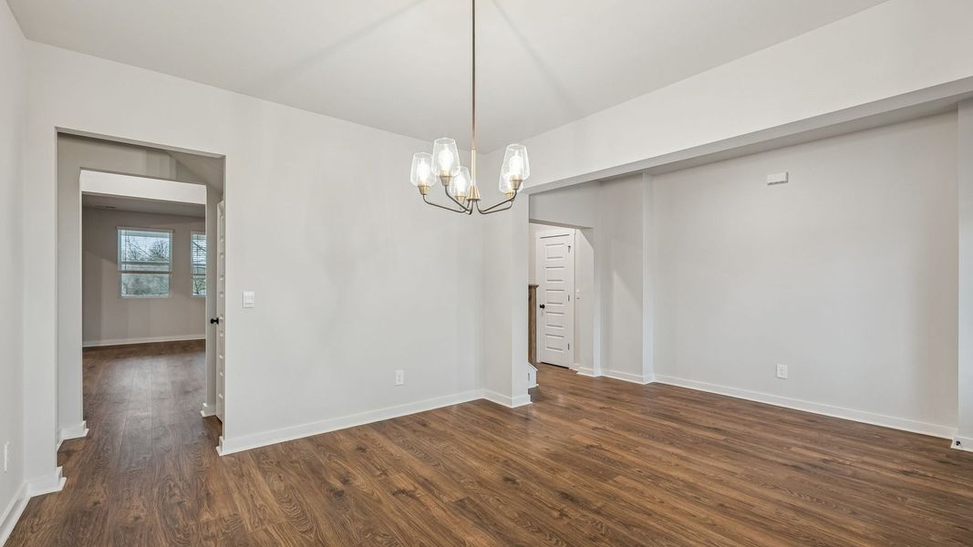 Representative unfurnished interior of a home built from the Tisdale by D.R. Horton in Harvest Point, Spring Hill (Image 27). Representative unfurnished interior of a home built from the Tisdale by D.R. Horton in Harvest Point, Spring Hill (Image 27).