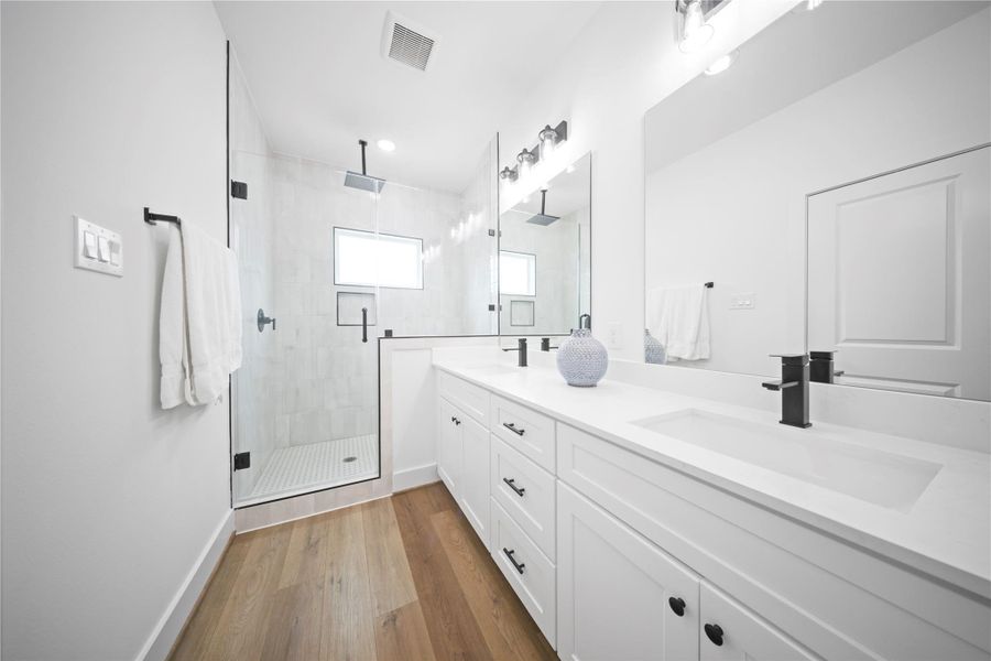 Furnished interior view inside a new home in , Houston (Image 13).