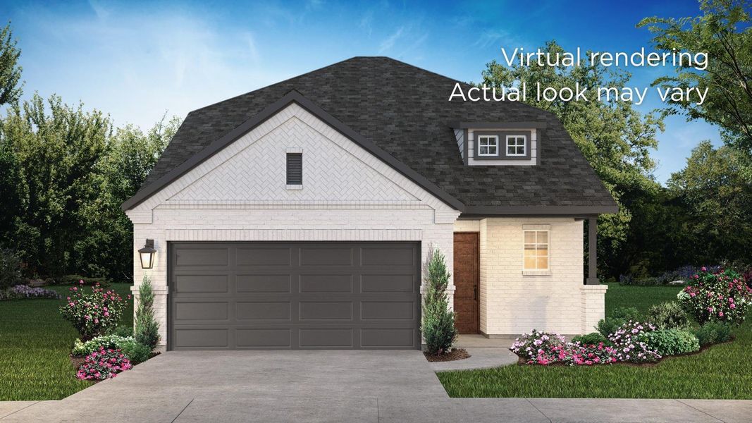 Front exterior of a new home in , Magnolia, TX, highlighting curb appeal (Image 1). Front exterior of a new home in , Magnolia, TX, highlighting curb appeal (Image 1).
