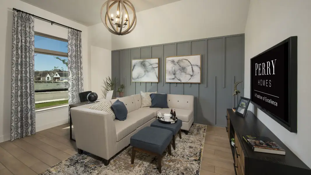 Furnished interior view inside a new home in Canyon Falls, Northlake (Image 36).