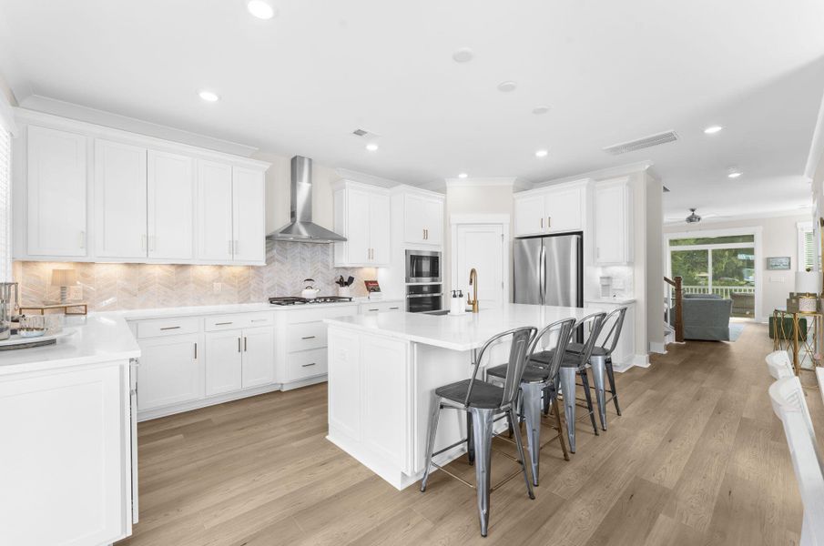 Furnished interior view inside a new home in , Charleston (Image 31).