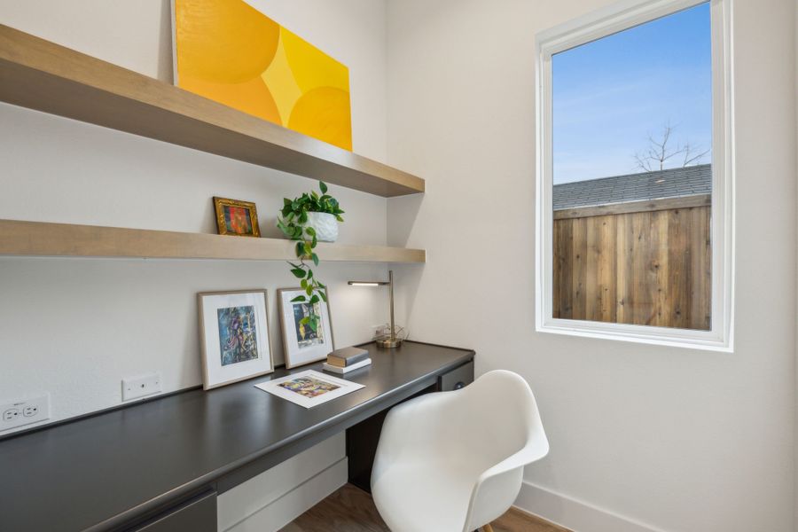 Furnished interior view inside a new home in , Dallas (Image 13).