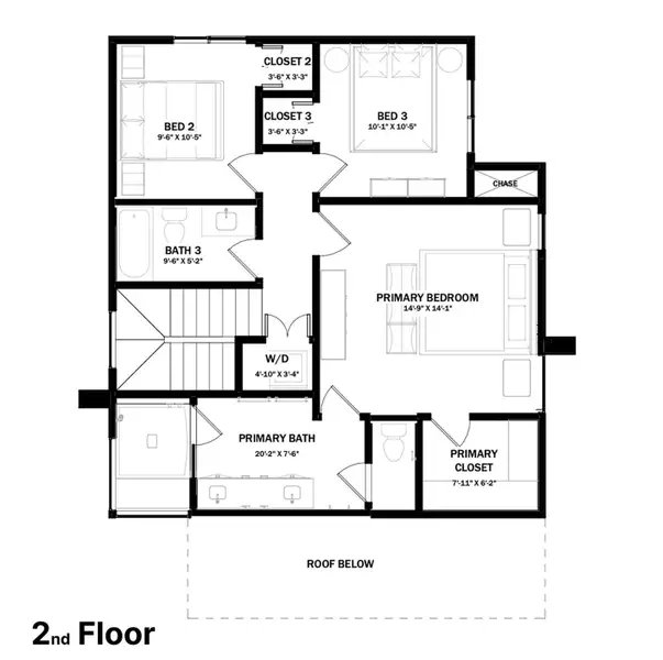 2D floor plan layout of this home in , Austin, TX (Image 3).