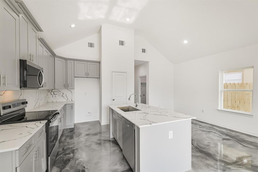 Furnished interior view inside a new home in , Montgomery (Image 8). Furnished interior view inside a new home in , Montgomery (Image 8).