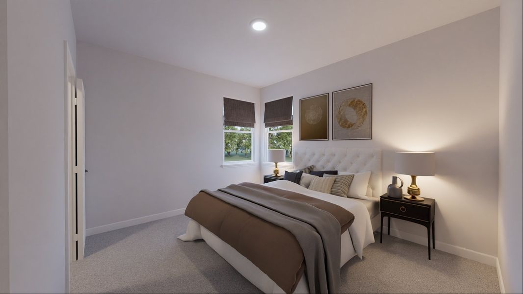 Representative furnished interior of a home built from the Nichole by Risewell Homes in The Porch at Du Pre, Buda (Image 6).