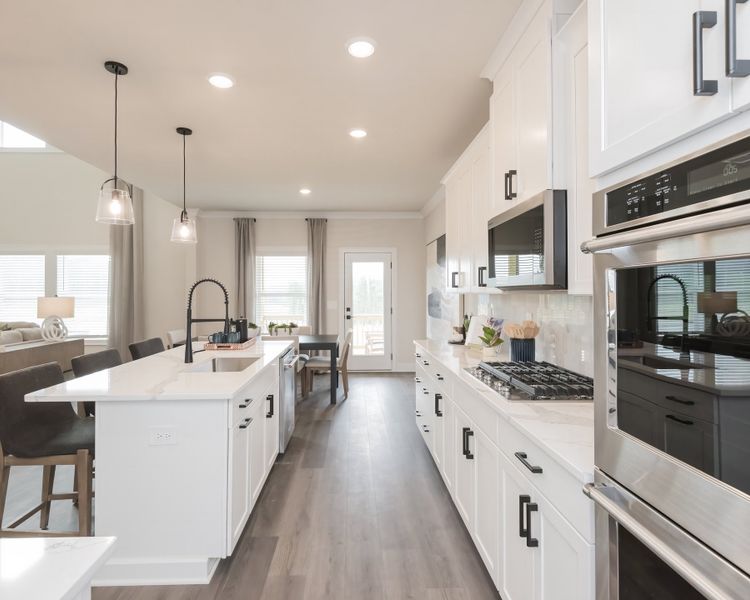 Furnished interior view inside a new home in Vines at Mill Creek - Legacy Series, Braselton (Image 12).