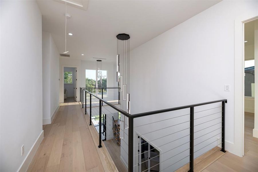 2nd floor Hallway with
Handrail cables 2nd floor Hallway with
Handrail cables