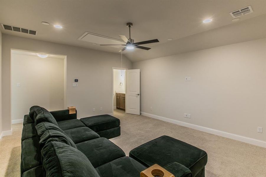 Upstairs living room