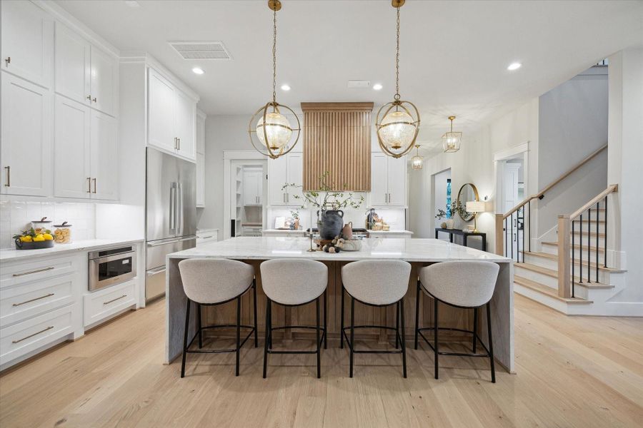 Furnished interior view inside a new home in Houston Heights, Houston (Image 34).