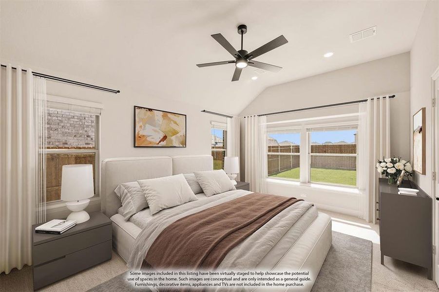 Furnished interior view inside a new home in Hulen Trails Classic 50, Fort Worth (Image 6). Furnished interior view inside a new home in Hulen Trails Classic 50, Fort Worth (Image 6).