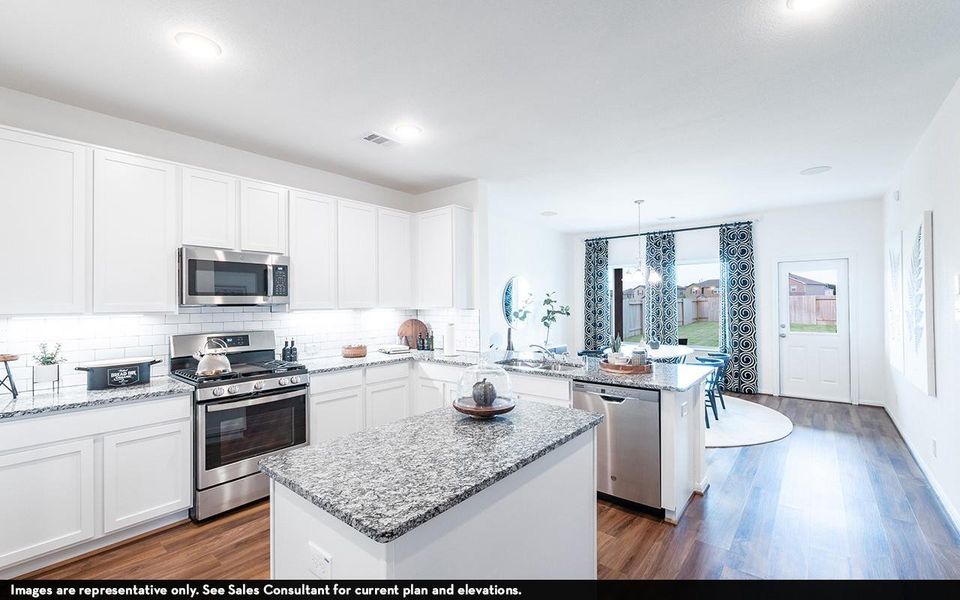 Furnished interior view inside a new home in Sunset Oaks, Maxwell (Image 2).