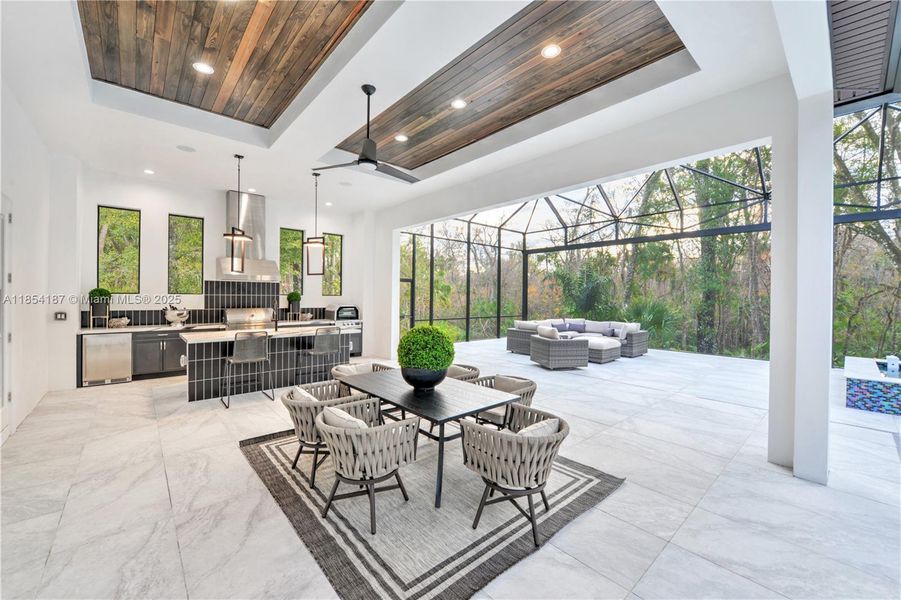 Furnished interior view inside a new home in The Estates at Brown's Landing, Port Orange (Image 8).