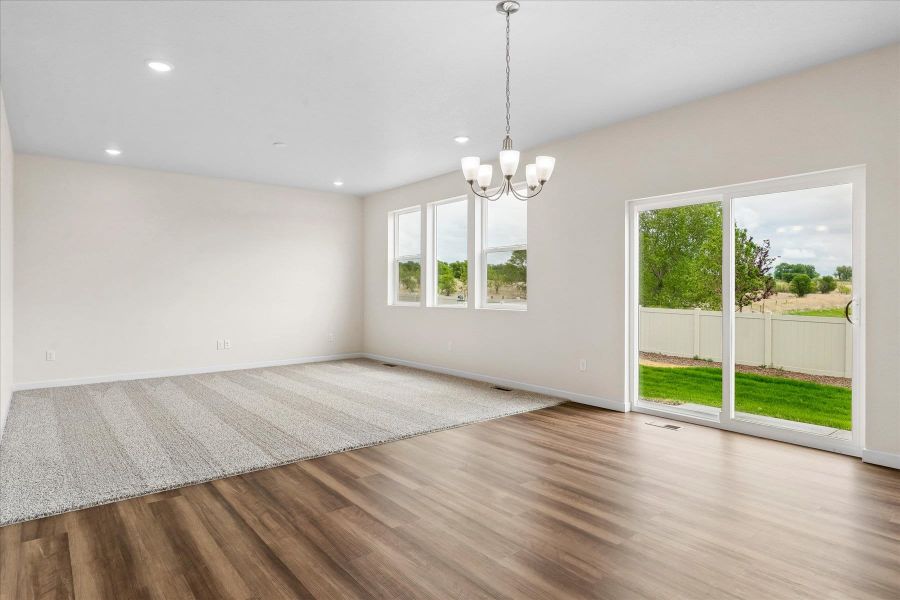 Spacious, unfurnished interior of a new home in Aspen Ranch, Fountain (Image 9). Spacious, unfurnished interior of a new home in Aspen Ranch, Fountain (Image 9).