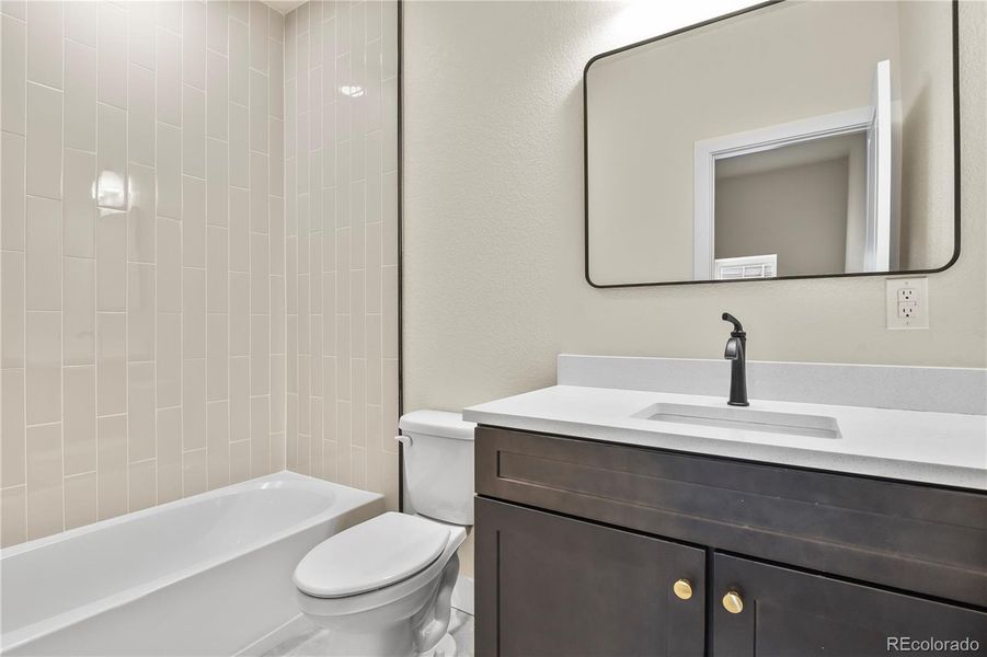 Furnished interior view inside a new home in , Colorado Springs (Image 17).