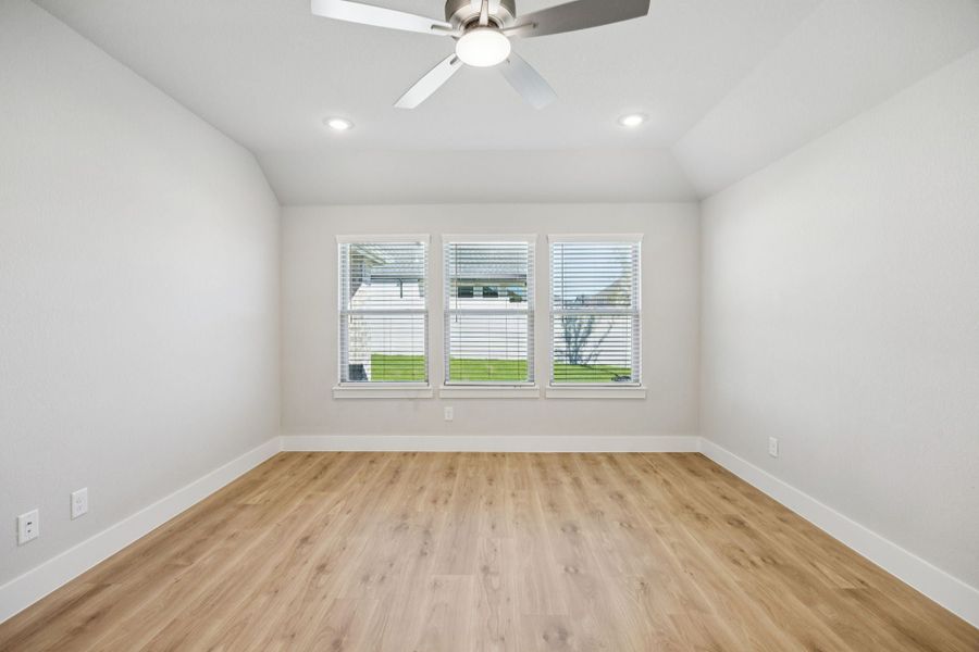 Representative unfurnished interior of a home built from the Adolphus by Centre Living Homes in Painted Tree Woodland West, McKinney (Image 30).