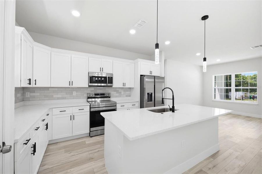 Furnished interior view inside a new home in , Citrus Springs (Image 10).