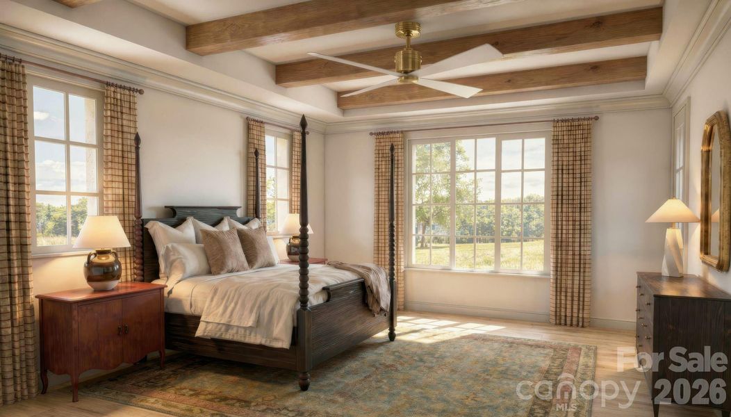 Furnished interior view inside a new home in , Fort Mill (Image 8).