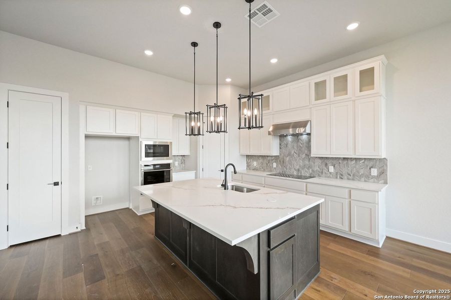 Furnished interior view inside a new home in Alsatian Oaks: 60ft. lots, Castroville (Image 12).