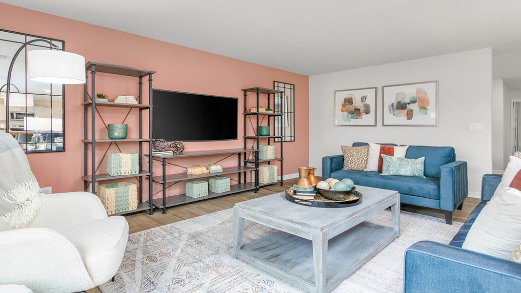 Furnished interior view inside a new home in Havencrest, Greensboro (Image 10).