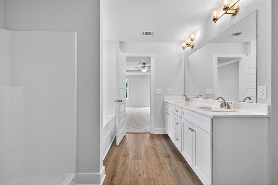 Furnished interior view inside a new home in , Statham (Image 13).