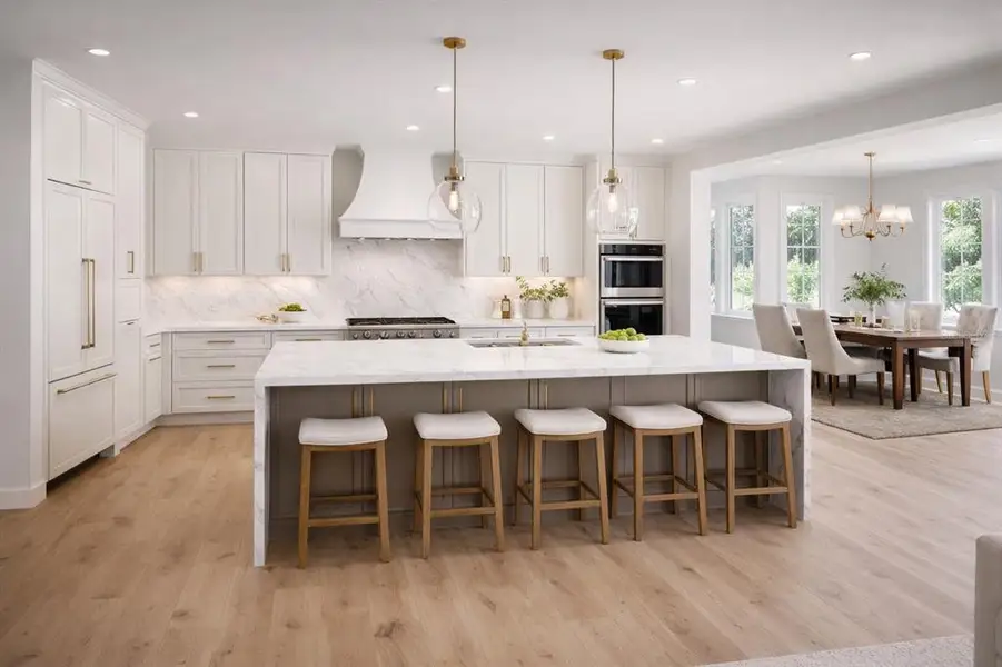 Furnished interior view inside a new home in , Oakland (Image 4). Furnished interior view inside a new home in , Oakland (Image 4).