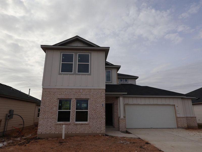 In-progress construction of a new home in Carillon, Manor, TX (Image 6).