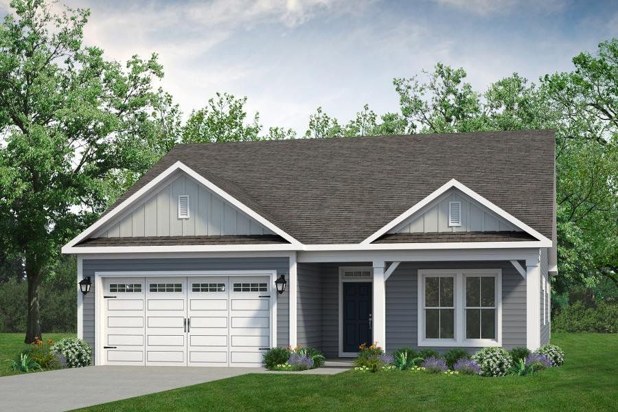 Representative exterior photo of a completed home built from the The Longboard by Chesapeake Homes in The Willows, Loris, SC (Image 19).