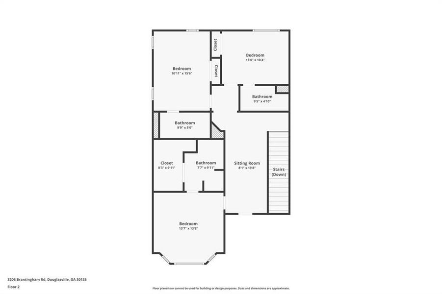2D floor plan layout of this home in , Douglasville, GA (Image 5). 2D floor plan layout of this home in , Douglasville, GA (Image 5).