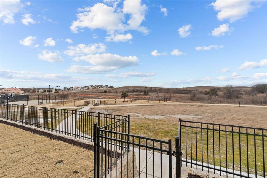 View of yard featuring a rural view