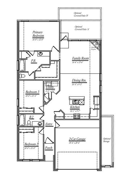 2D floor plan layout for the 209 by Long Lake Ltd. in Sunterra Lakes, Brookshire, TX (Image 3). 2D floor plan layout for the 209 by Long Lake Ltd. in Sunterra Lakes, Brookshire, TX (Image 3).