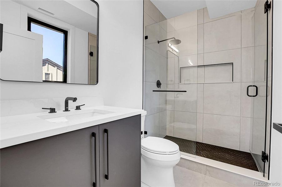 Furnished interior view inside a new home in , Denver (Image 13).