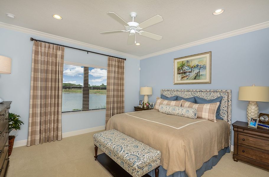 Furnished interior view inside a new home in Grand Palm, Venice (Image 11).