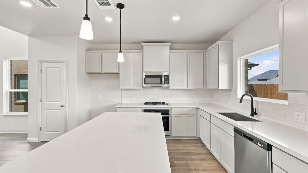 Furnished interior view inside a new home in Westridge Journey, McKinney (Image 20).