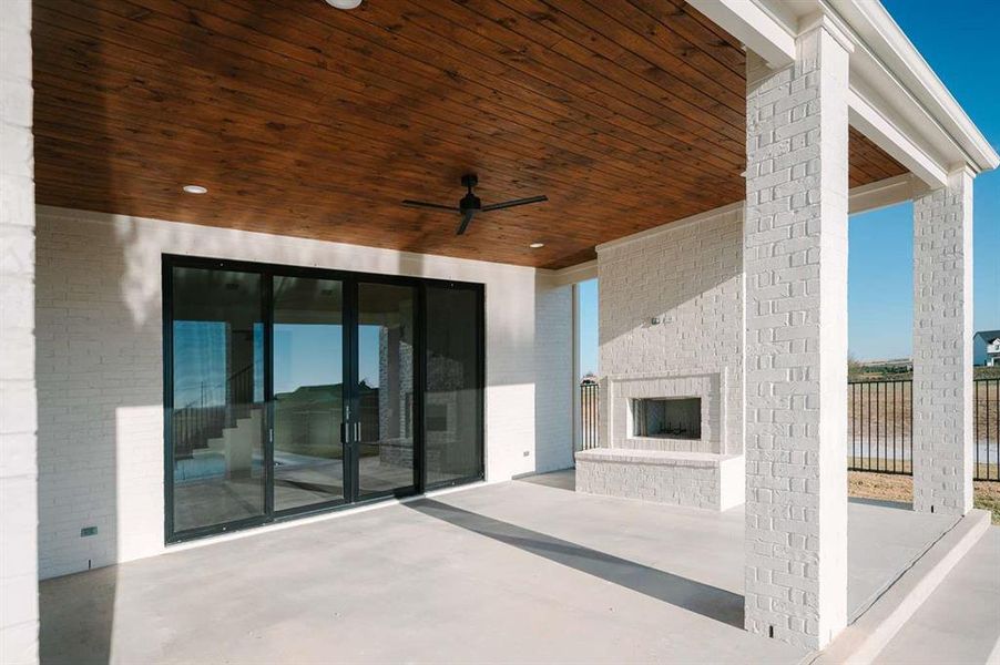 Exterior details and patio area of a home in , Fort Worth (Image 26). Exterior details and patio area of a home in , Fort Worth (Image 26).