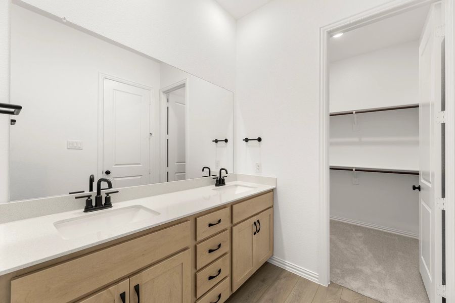 Primary Bathroom Representative Photo featuring the Artisan Collection Primary Bathroom Representative Photo featuring the Artisan Collection