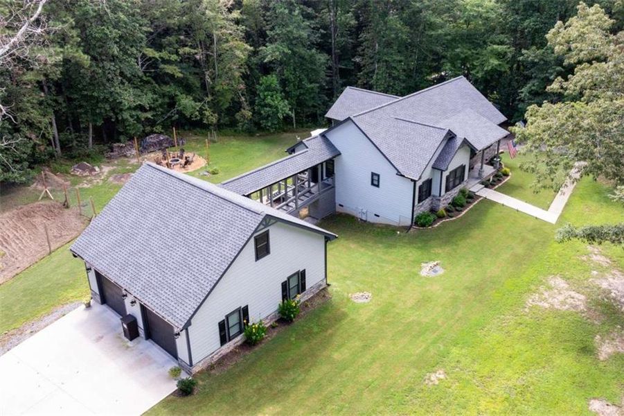 Front exterior of a new home in , Ellijay, GA, highlighting curb appeal (Image 29). Front exterior of a new home in , Ellijay, GA, highlighting curb appeal (Image 29).