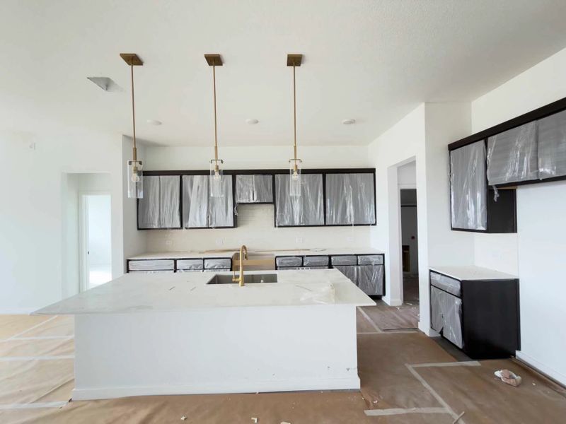 Kitchen Construction Progress featuring the Oxford Collection