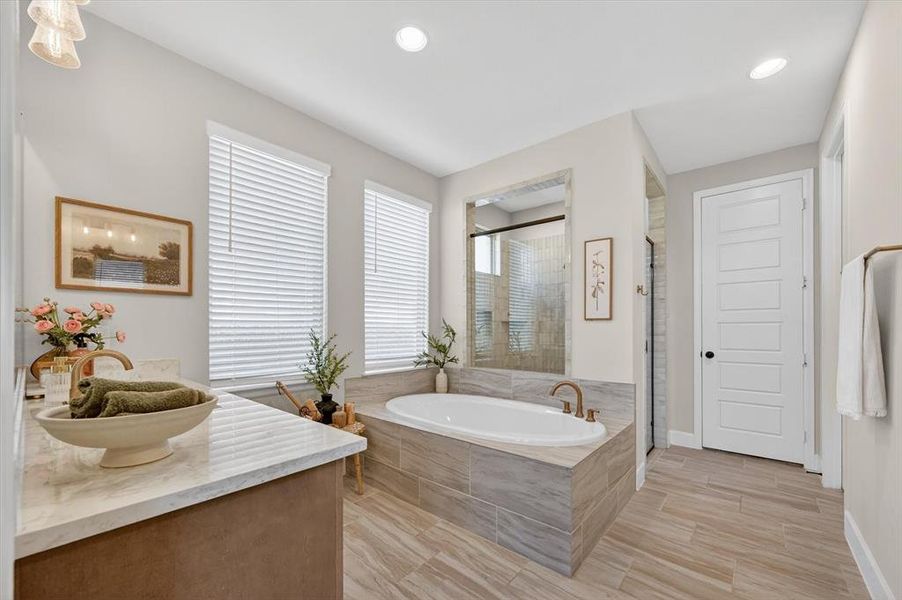 Furnished interior view inside a new home in The Parks at Wilson Creek, Celina (Image 34).